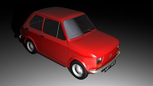 Fiat 126 3D Models for Download