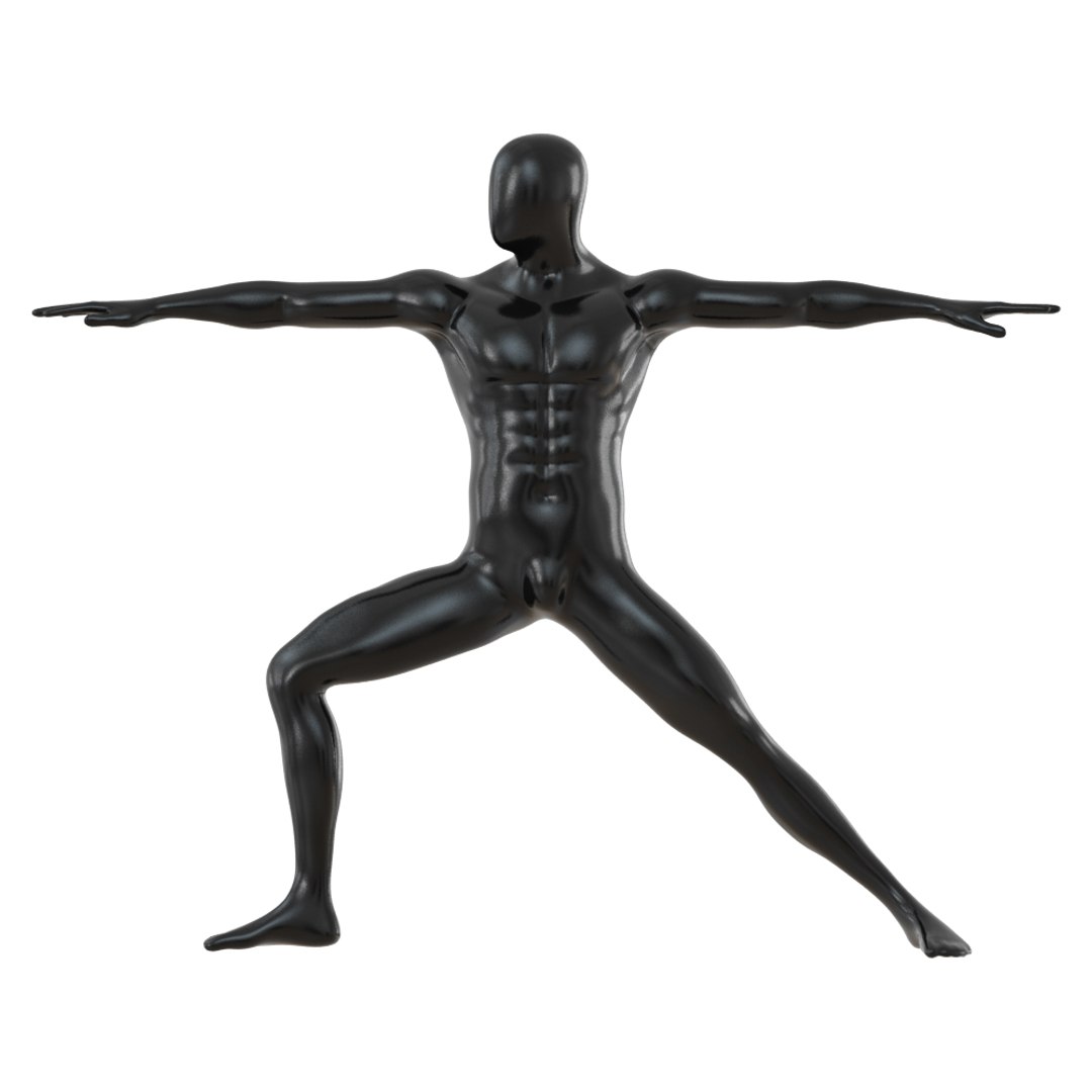 Man Mannequin Yoga 3D Model TurboSquid 1690224