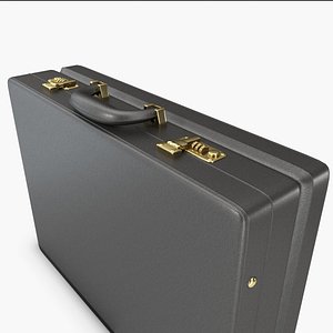3d model business suitcase