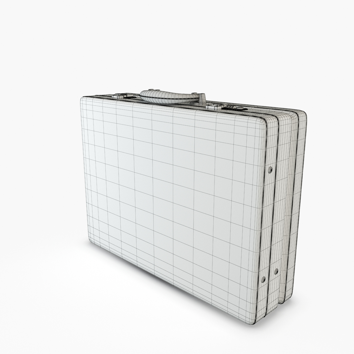 3d model business suitcase