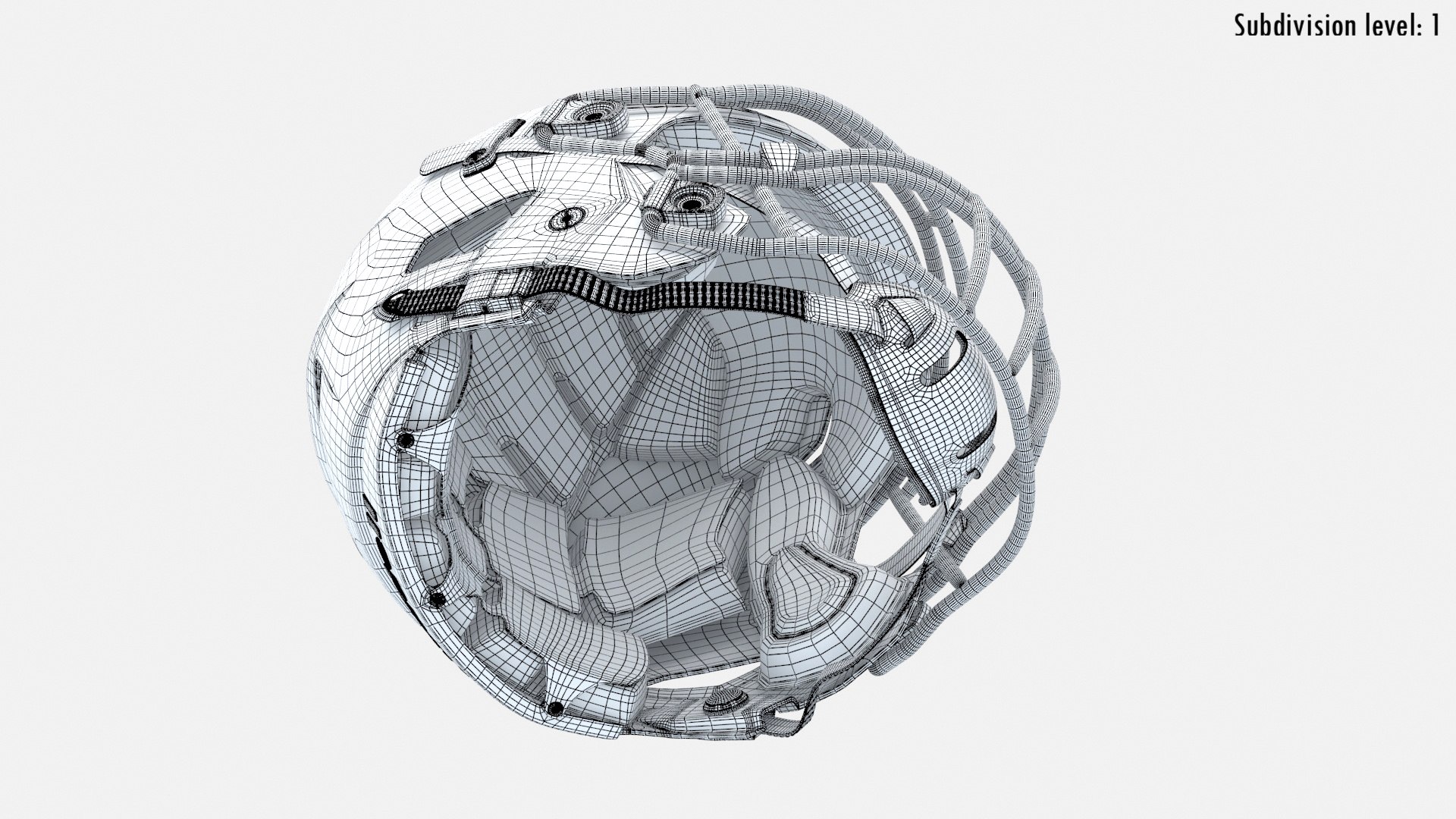 3D Model Speedflex Helmet Riddell Black - TurboSquid 2255430