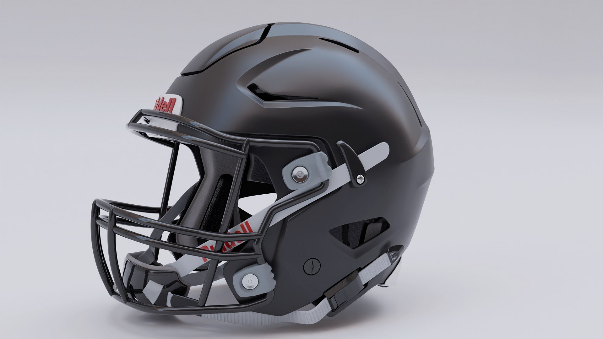 3D Model Speedflex Helmet Riddell Black - TurboSquid 2255430
