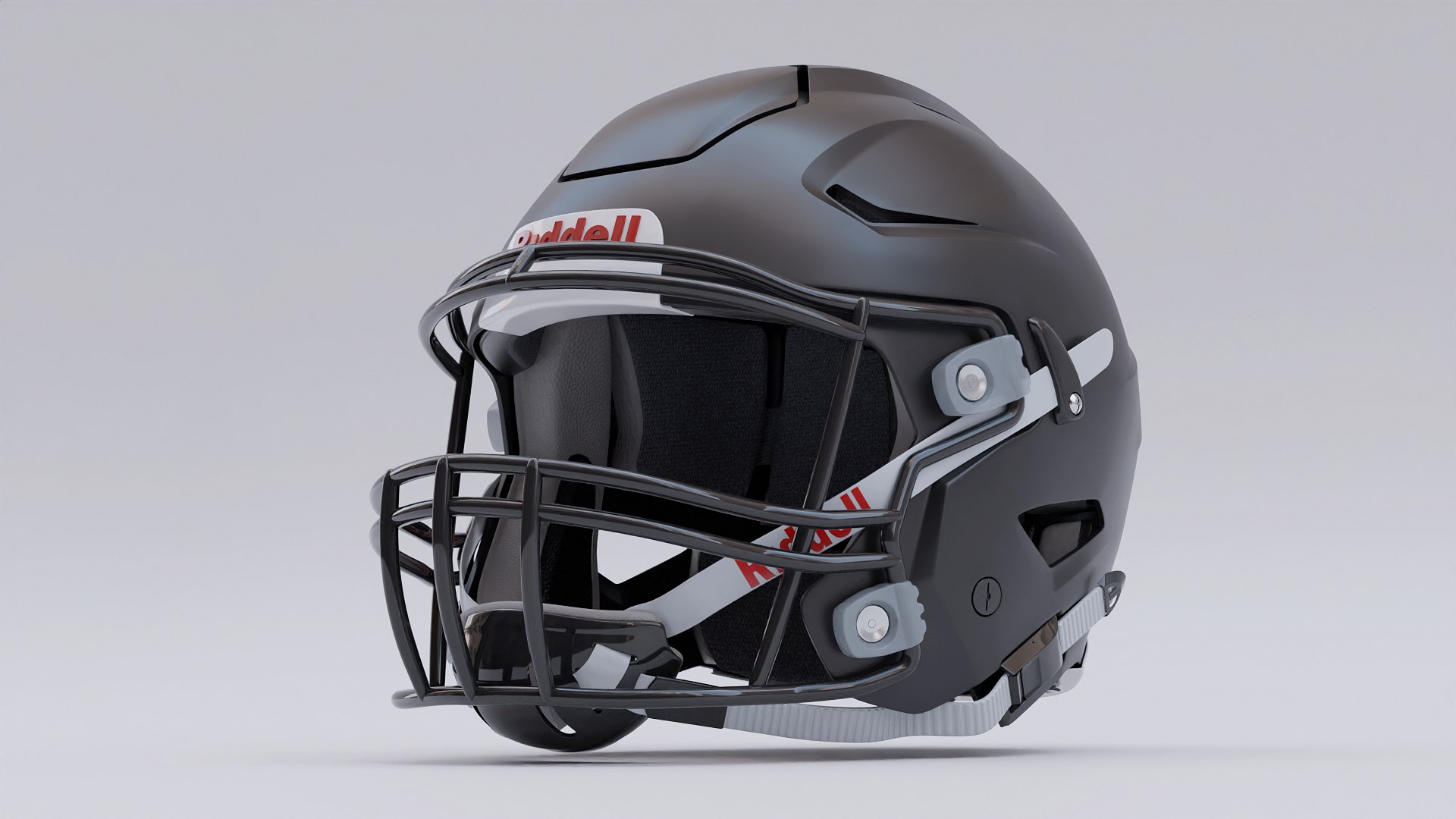 3D Model Speedflex Helmet Riddell Black - TurboSquid 2255430