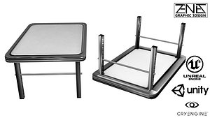 Game-Ready Scifi Table