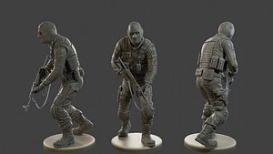 3D CzechSlovak Police Tactical Unit CPTU2 005 model