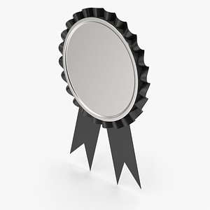 3D Medal With Ribbon model