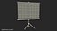 portable tripod projection screen model