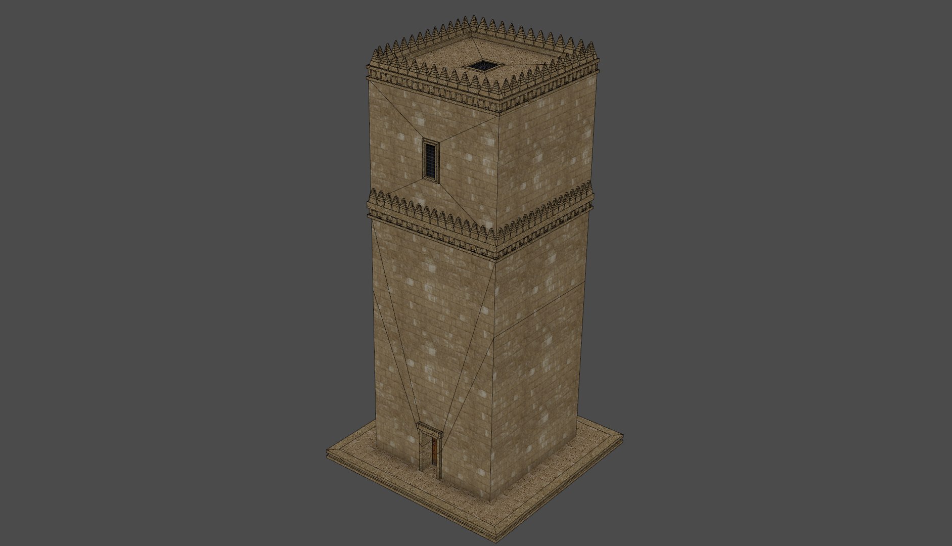 Free Ancient Pesian Tower 3D Model - TurboSquid 2503002