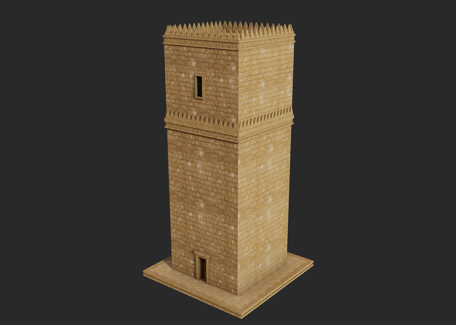 Free Ancient Pesian Tower 3D Model - TurboSquid 2503002