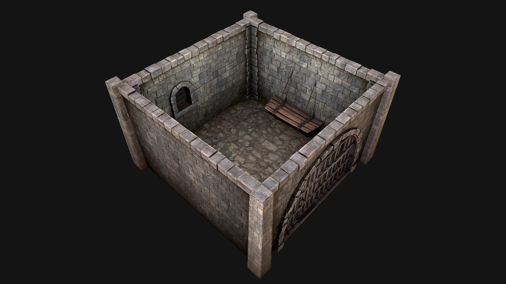 Medieval Prison Cell Model - TurboSquid 2007499