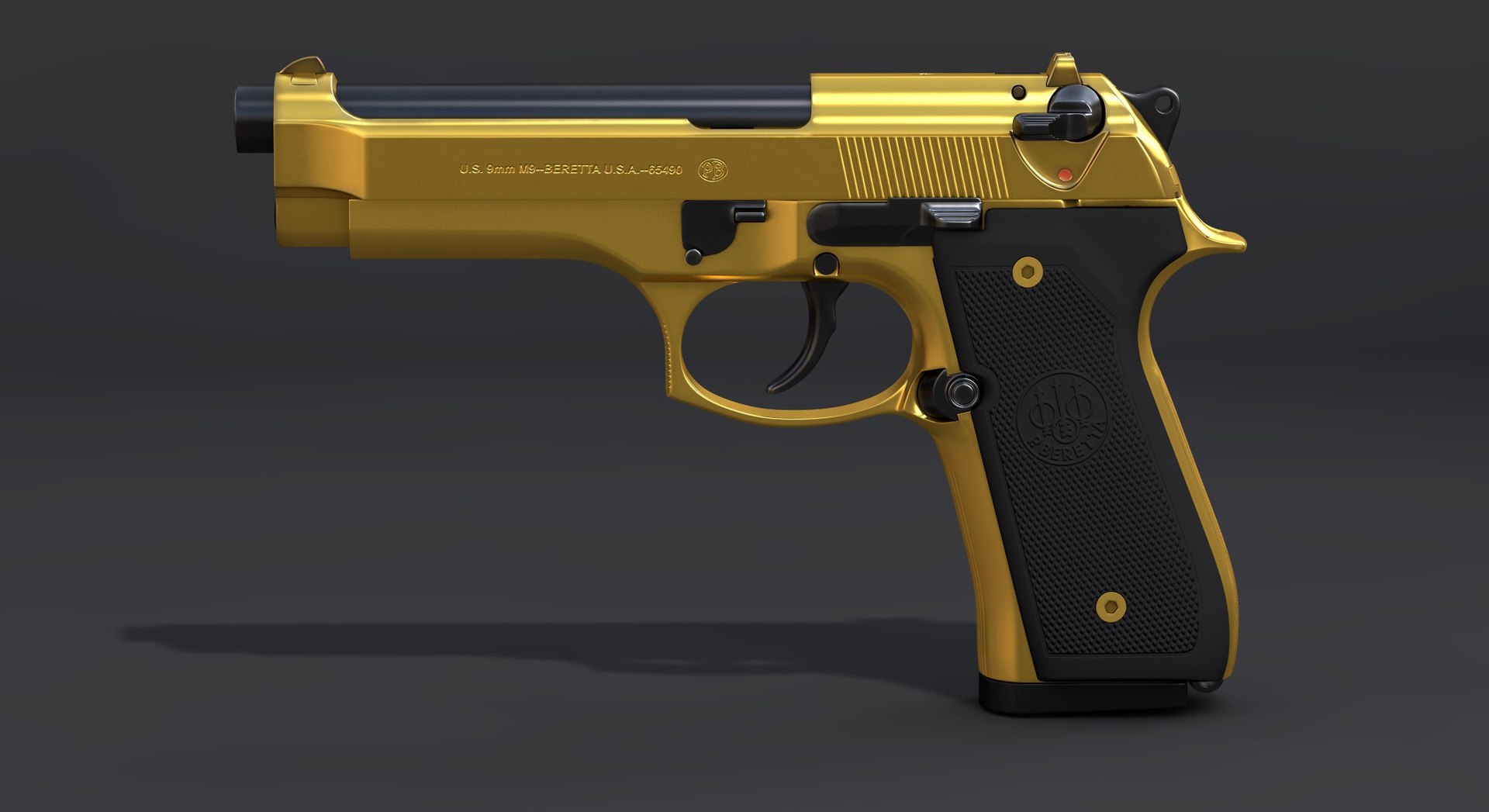 beretta m9 gold - model https://p.turbosquid.com/ts-thumb/dC/EVoSYf/7abJtnql/berm9g_a02/jpg/1555190944/1920x1080/fit_q87/2472fb26f1bf7b85cf968e40539b06d9c1faa10f/berm9g_a02.jpg