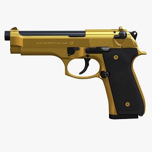 Beretta M9 Gold - Full Detail