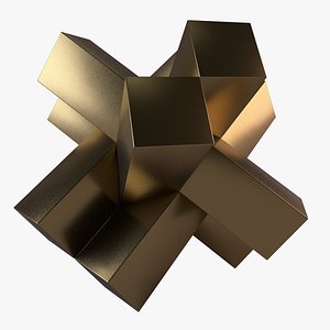 3D abstract sculpture