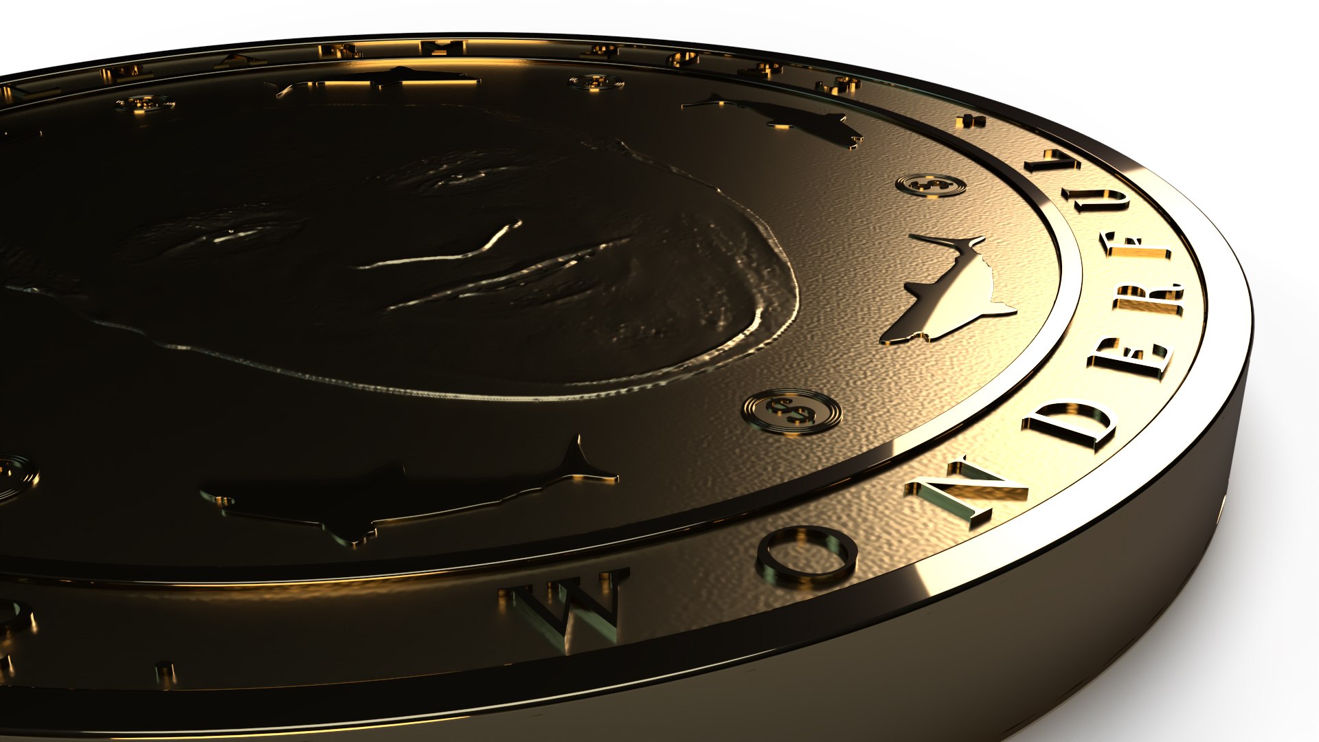 modelo 3d Kevin Oleary Gold Coin - TurboSquid 2063428