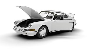 Porsche 911 1964 HQ 3d model 3D model