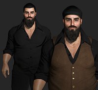 AAA 3D REALISTIC CHARACTER - Bouncer Bodyguard NPC Rigged Game Ready