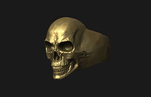 Pendant Skull 3D print model 3D model