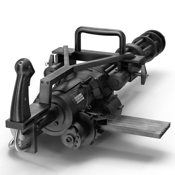 modelo 3d Minigun - TurboSquid 936460