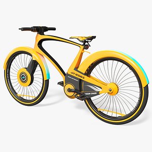 Futuristic Urban Bicycle Orange