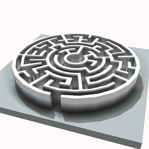 3D labyrinth - MAZE circle