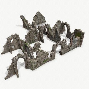 3D model Ruin Gate
