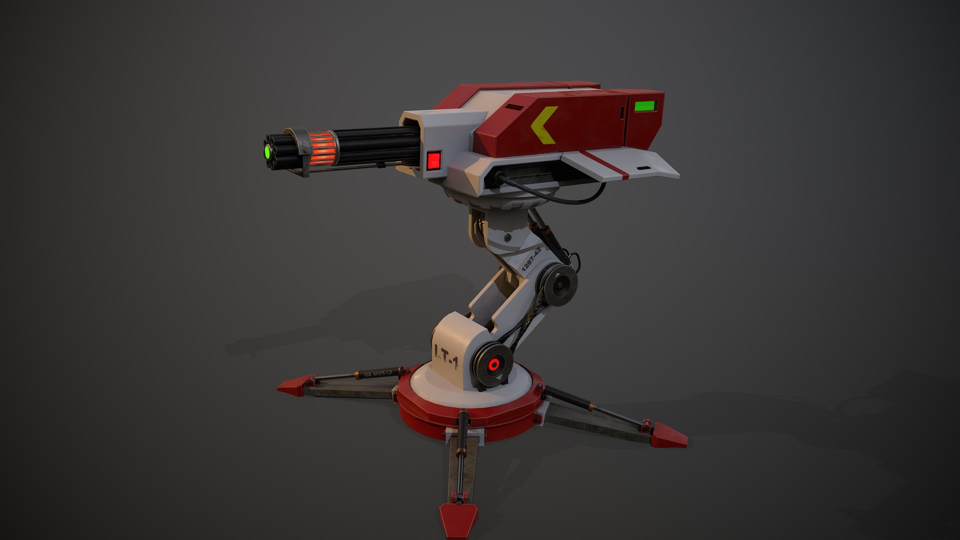 Sci-Fi Turret Collection 3D - TurboSquid 2302042