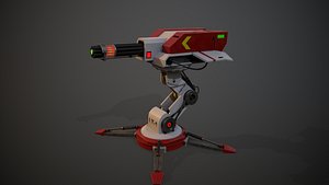 Sci-Fi Turret Collection 3D
