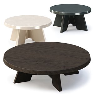 3D ITSKE round coffee table by Piet Boon