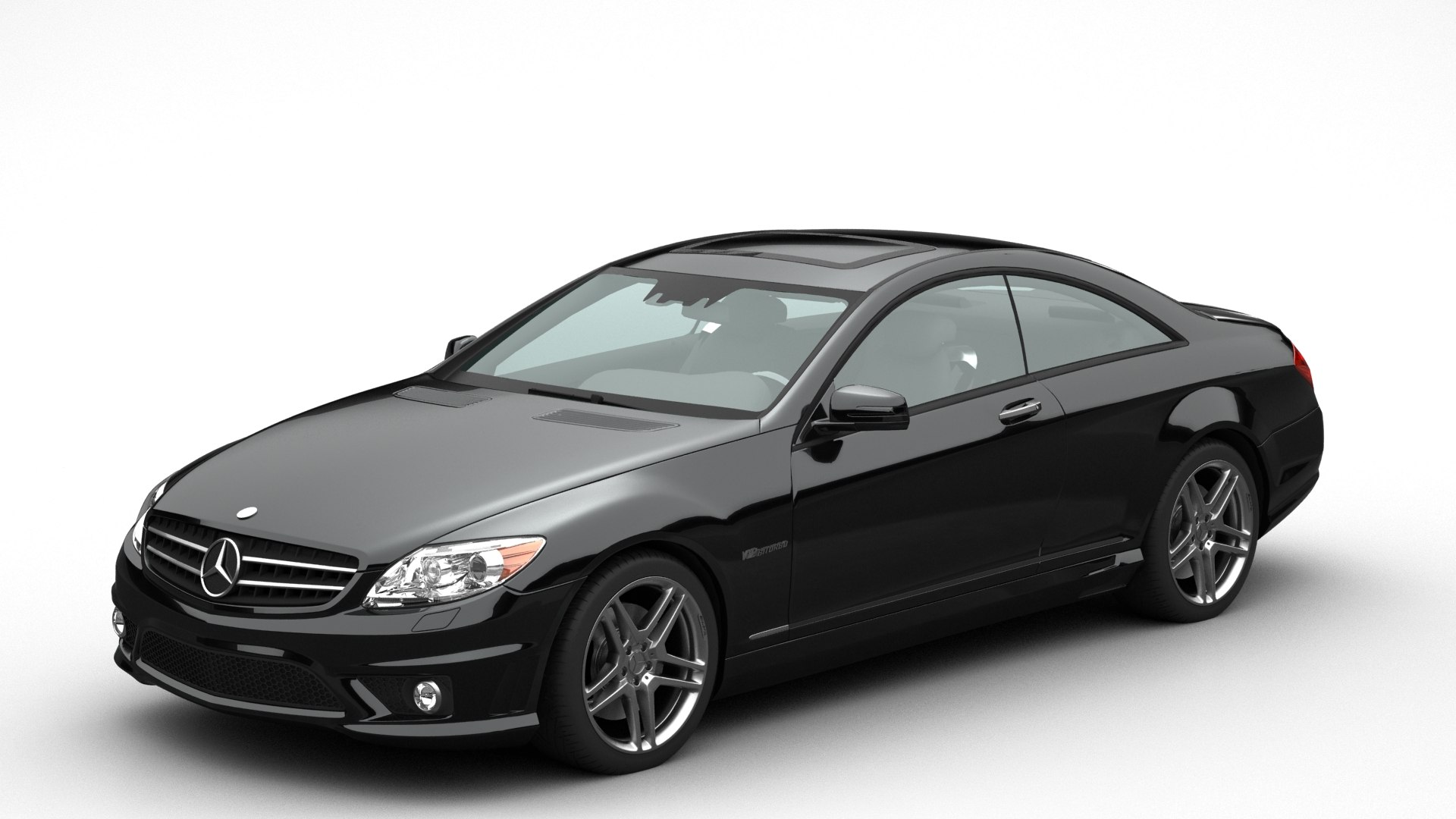 Mercedes Benz CL65 Coupe 3D Model - TurboSquid 2010145