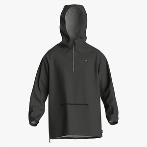 3D Wind Break Parka  Male V2  Marvelous Designer CLO3D - zprj obj fbx