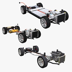 3D Modern chassis bundle