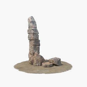 3D Rock V69 model
