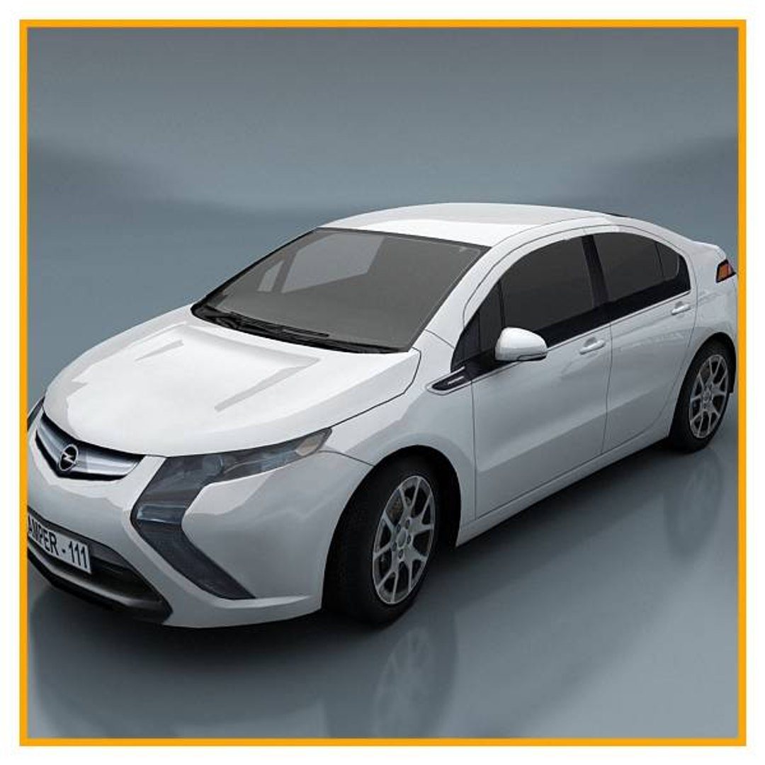 3d Model Opel Ampera