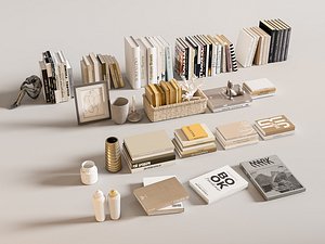 3D model Books The magazines Collection