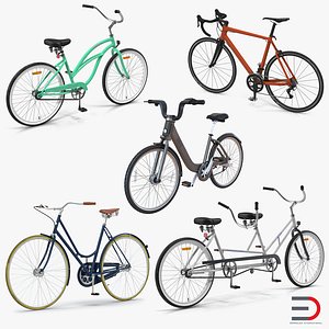 bikes bicycle 3d max