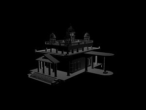3d model temple