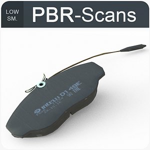 brake pads 3D model