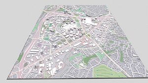 3D Cityscape Tysons Virginia United States