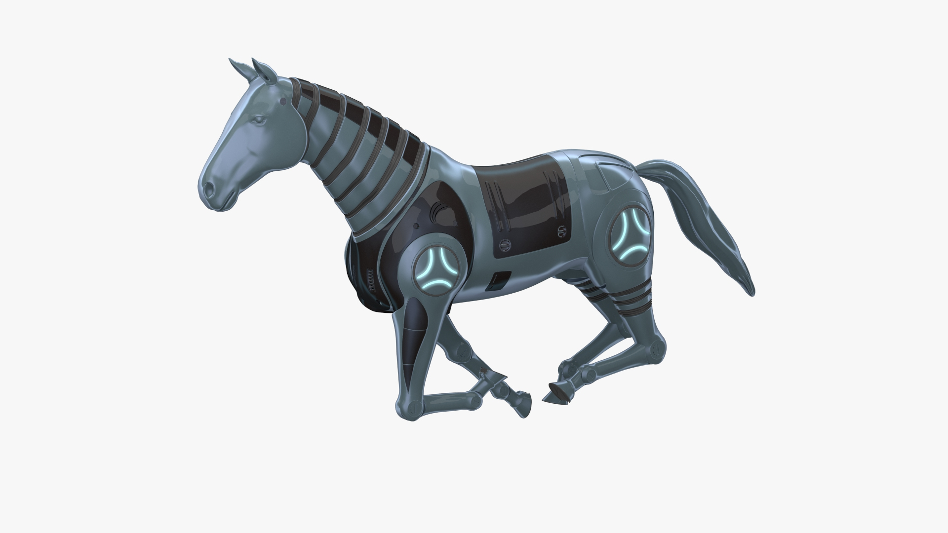 机器人马3d模型