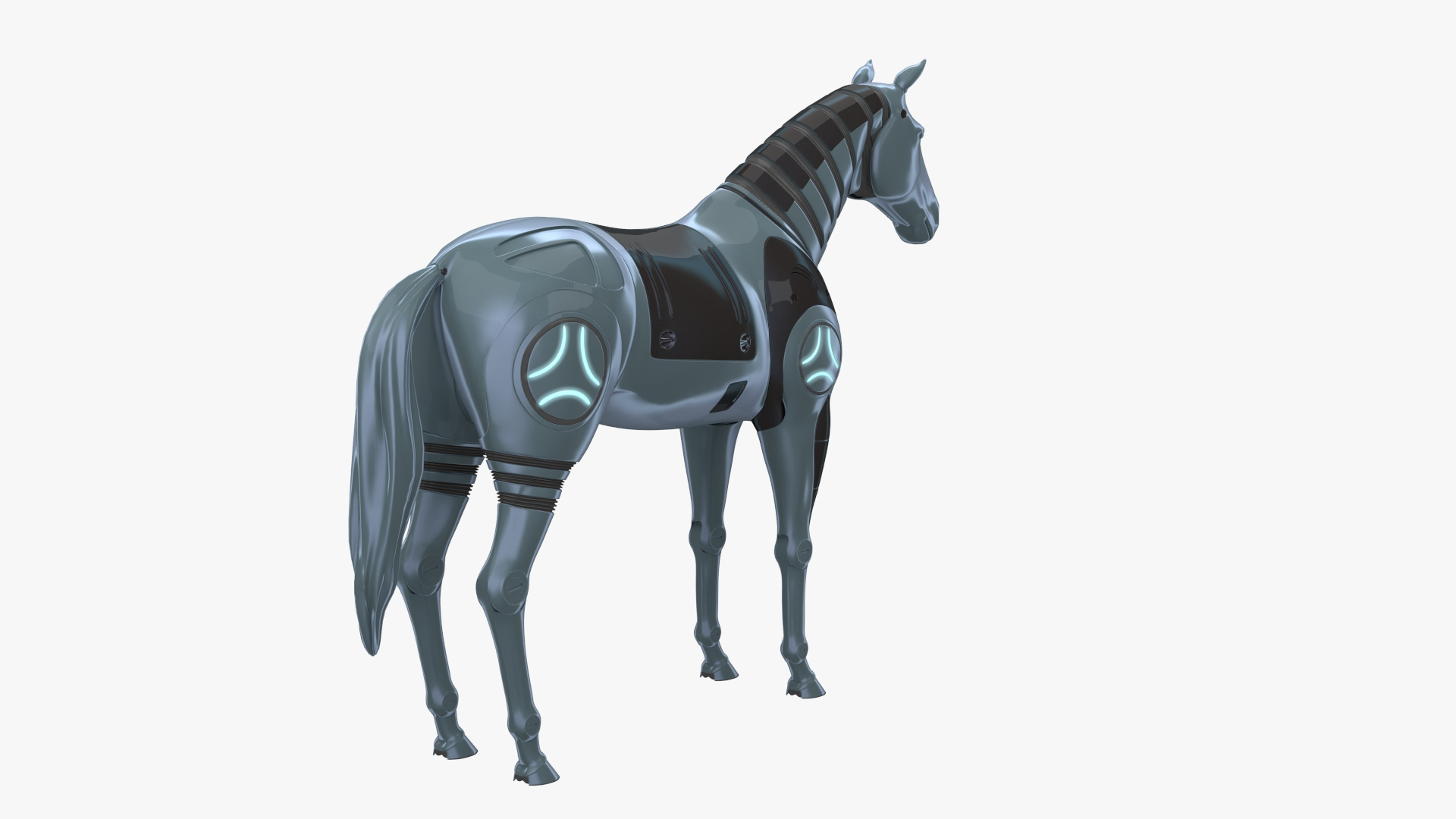 机器人马3d模型