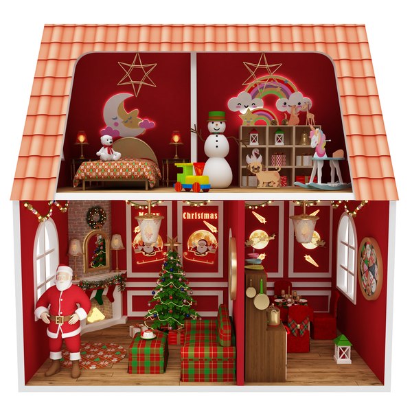 Rolife Kit di modellini - Kit di case in miniatura fai da te per adulti, kit di costruzione di mini case, villa accogliente per cuccioli, puzzle 3D per case di bambole