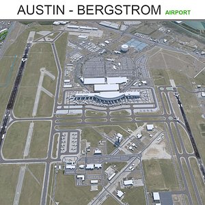 Austin Bergstrom Airport 3D model