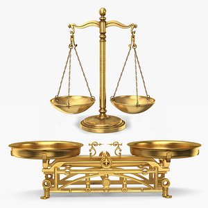 Balance Scales Collection 3D