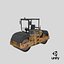 3D Road roller Machine PBR