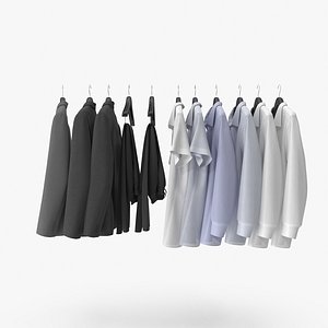 3D clothes hangers model
