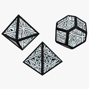 Mirrors Lamps 3D model