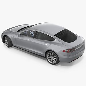 Tesla Model S 60 2017 Rigged 3D Model