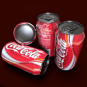 3d obj coca cola