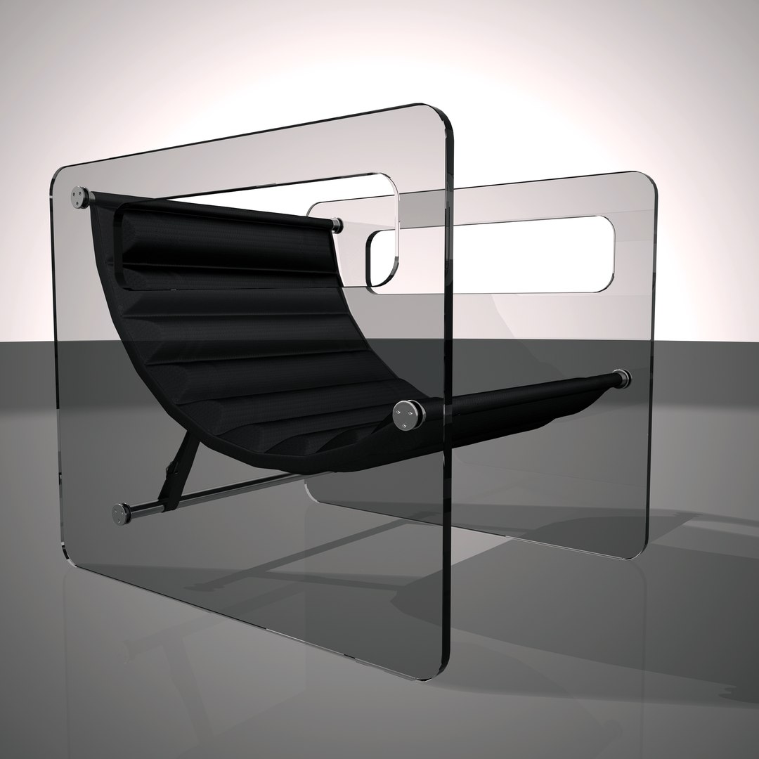 Naked Glass Lounge Chairs 3D Model - TurboSquid 1190022