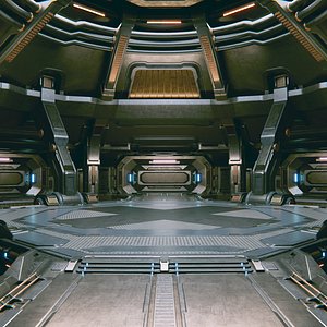 Sci-fi scene Black Abyss